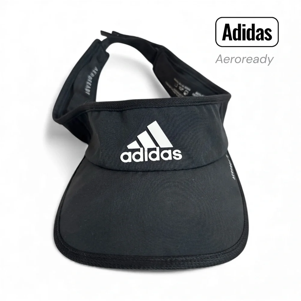 Adidas Black Sports Visor